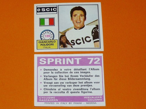 Panini sprint cyclisme 1972 - 72,
